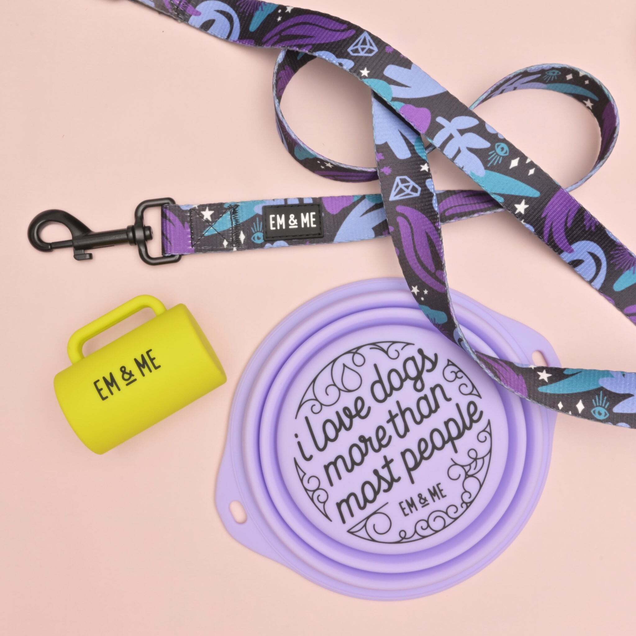 Pick up that Sh*t, Pet Accessory, Minimal Poop Bag Dispenser, Silicone Poop Bag Container, Link to poop bag container